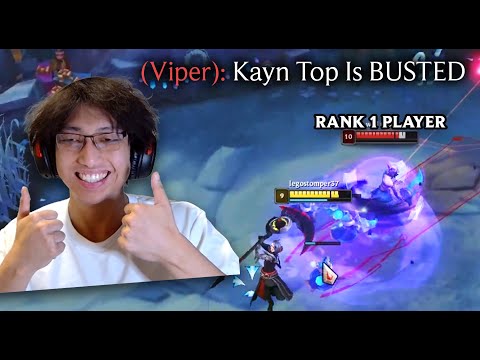 I Beat NA Rank 1 Viper with Kayn Top