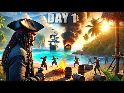 Day 1 in This NEW Incredible Pirate Survival Game...