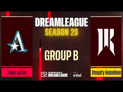 Dota2 - Team Aster vs Shopify Rebellion - Game 2 - DreamLeague Season 20 - Group B