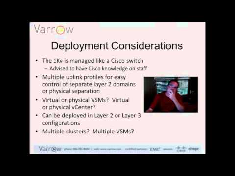 VMworld 2011: vsp3111 - CIsco Nexus 1000v: Architecture, Deployment and Management