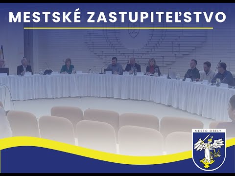 Mestské zastupiteľstvo Gbely - 18. novembra 2025 (utorok) o 17:00 v obradnej miestnosti MsÚ Gbely