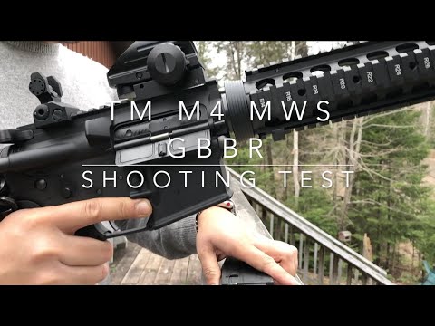 TM M4 MWS CQBR GBBR Shooting Test | Accuracy Test at 175ft!