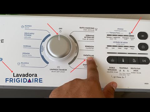 How FRIGIDAIRE Washing Machine Works - Wash and Dry WASHER LB221.