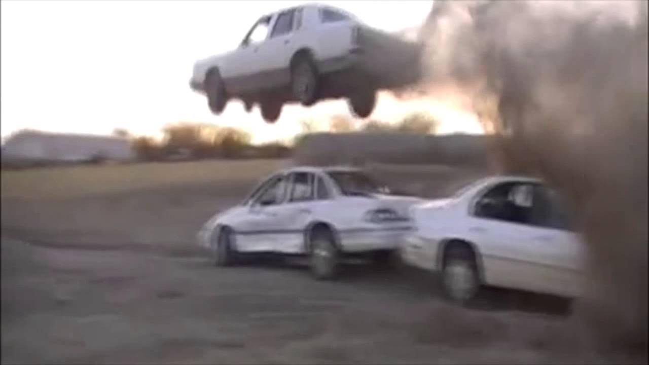 The best car jump ever! - Lincoln Town Car