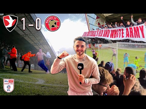 INJURY TIME CARNAGE! Pitch-side for Cheltenham Town vs Walsall 25/26 MD14