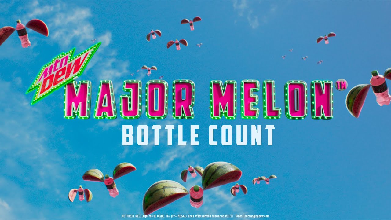 WIN $1MILLION! | 2021 â€œMTN DEW MAJOR MELON Bottle Countâ€ w/ John Cena - YouTube