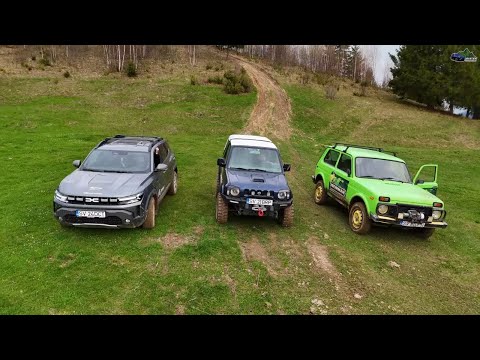 Duster 2025 VS Lada Niva VS Suzuki Jimny Off Road