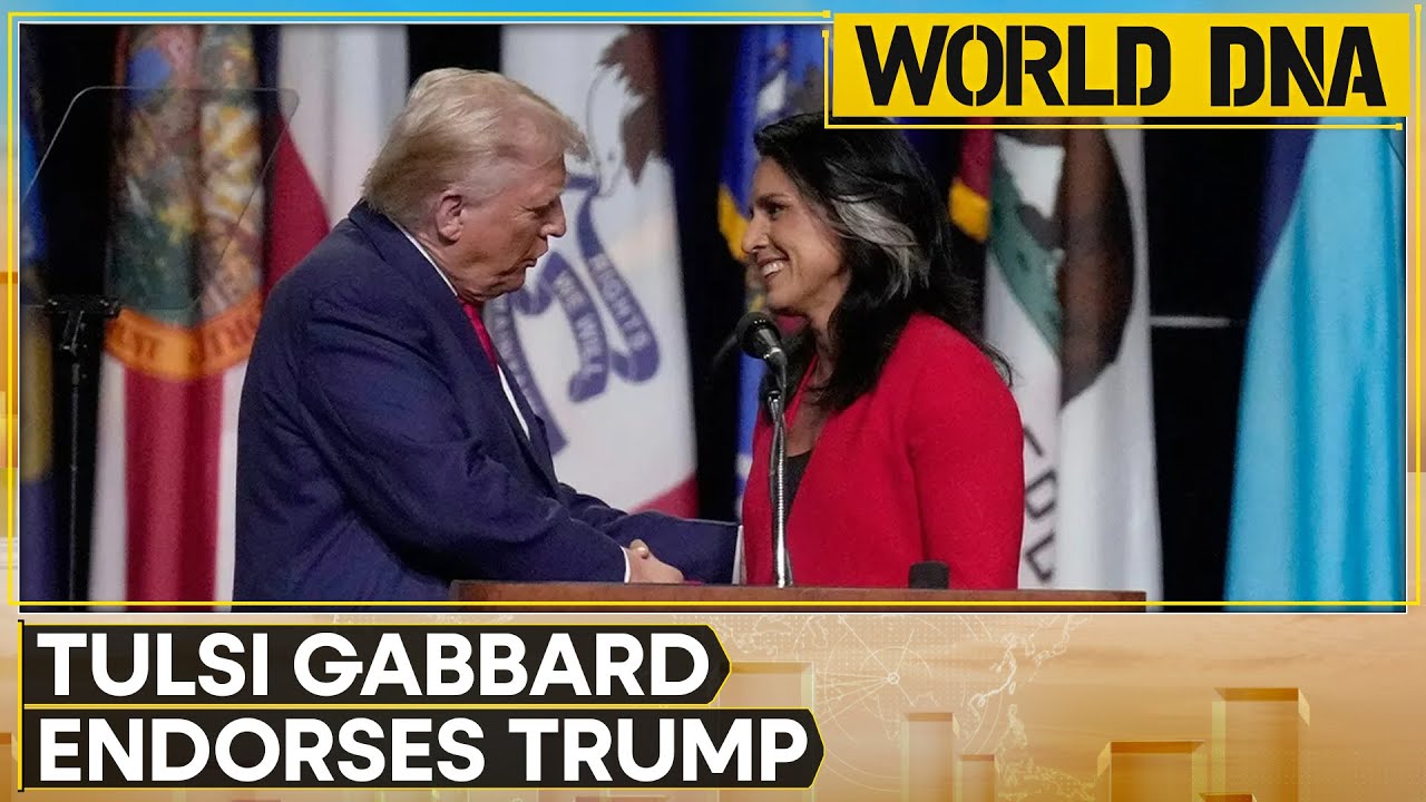US Elections 2024: Former Democrat Tulsi Gabbard backs Donald Trump against Harris | World DNA
