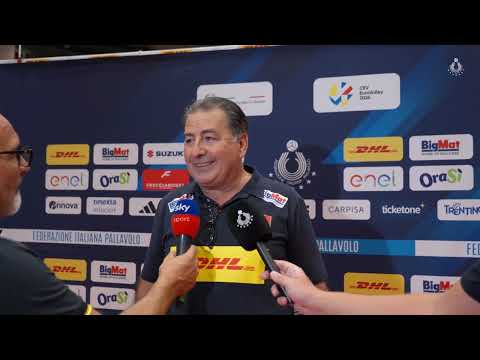 FIPAV Cup Men Elite, Messina: il CT Ferdinando De Giorgi dopo Italia-Cuba 2-3