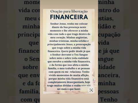 Oração Libertação Financeira