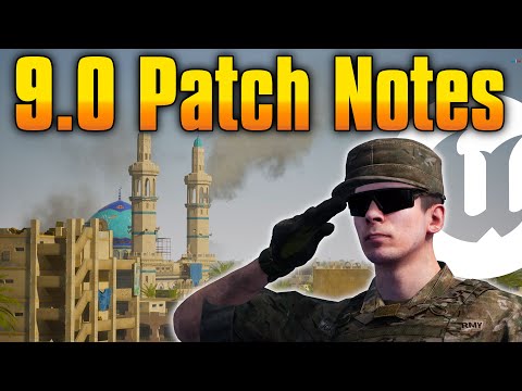 SQUAD 9.0 PATCH NOTES - Unreal 5.5, New Factions, ICO Changes & More!!