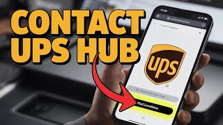 How to contact UPS local hub - Direct Link