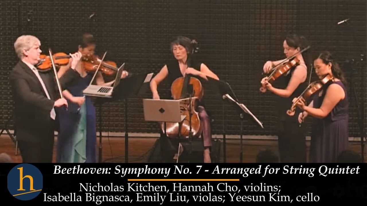 WORLD PREMIERE: Beethoven: Symphony No. 7 For String Quintet | Nicholas Kitchen & quartet