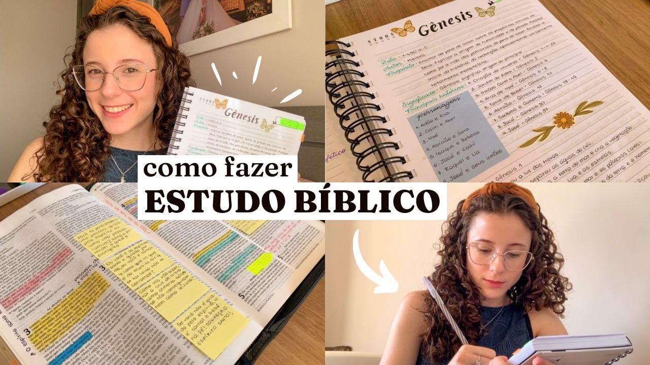 COMO FAZER ESTUDO BÍBLICO ✨ Passo a passo e bem explicado