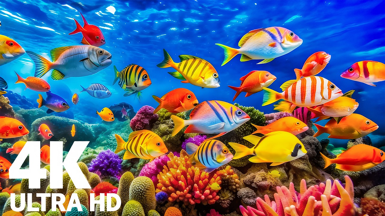 The Best 4K Aquarium Experience - Discover a Peaceful and Mesmerizing Underwater Ocean World