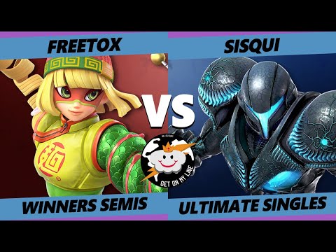 GOML Online 2021 Winners Semis - Freetox_ (Min-Min) Vs. Sisqui (Dark Samus) SSBU Ultimate Tournament