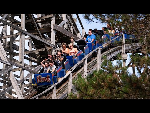 Off-ride footage of a Predator train