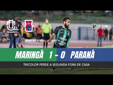 Maringá 1 x 0 Paraná Clube - Lances e opinião - Começo preocupante do Tricolor