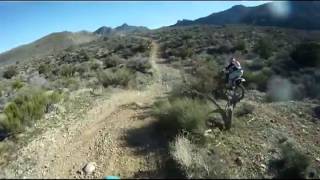 preview picture of video 'Mt. Charleston Nevada, 2-7-2013 on the dirtbike (Yamaha IT490)'