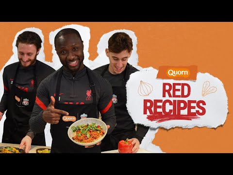 Quorn presents 'Red Recipes' with Naby Keita, Kostas Tsimikas and Ben Davies