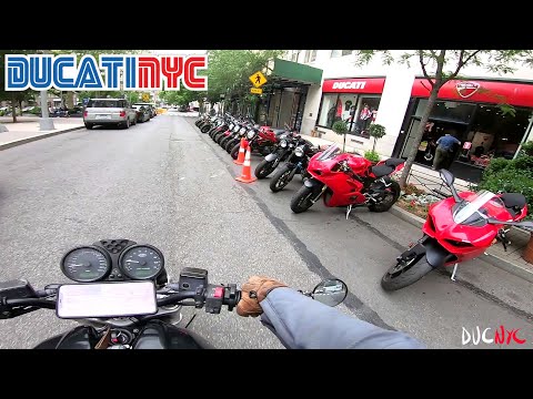 rapid ride to Ducati New York - Brooklyn to Manhattan Splits to see the NEW Monster v1473