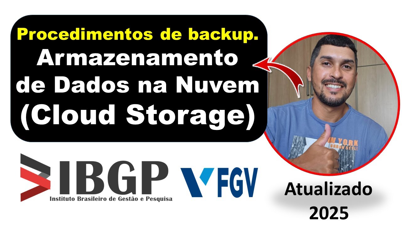 Procedimentos de backup. Armazenamento de dados na nuvem (cloud storage) | Informática Concurso 2025