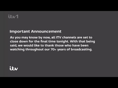 ITV1 Final Closedown - 15th November 2030