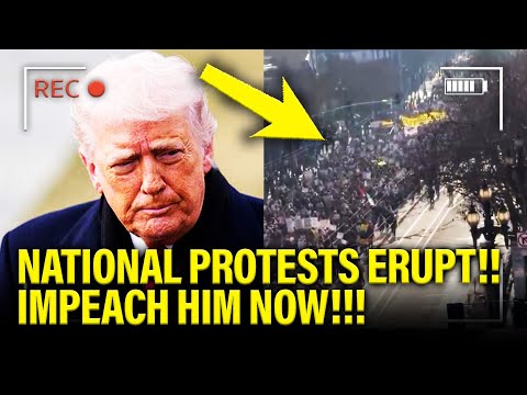 Trump LOSES IT as HUGE PROTESTS Demand IMPEACHMENT!!