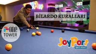 Bilardo Nasıl Oynanır Kuralları Nelerdir ''Joy Port Eğlence Merkezi ''