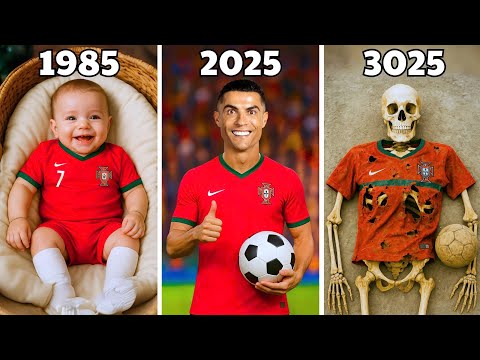 Guess Evolution of Cristiano Ronaldo 👶➡️🧓➡️💀 Can You Guess Football Player by his Body, HAIR, SONG❓