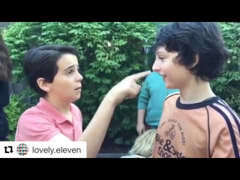 Finn Wolfhard and Jack Dylan adorable fun