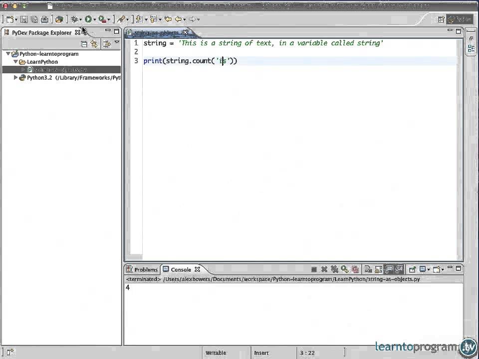 001 Using Strings as Objects
