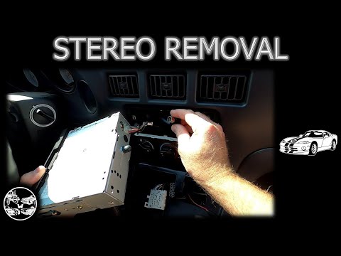 1997 Viper GTS Stereo Removal