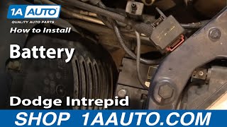 How To Replace Battery 98-04 Dodge Intrepid