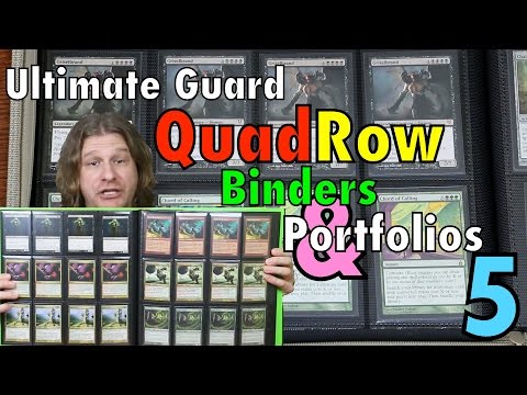 MTG - Binders and Portfolios 5: Ultimate Guard QuadRow Flexfolio, Zipfolio for Magic: The Gathering Video