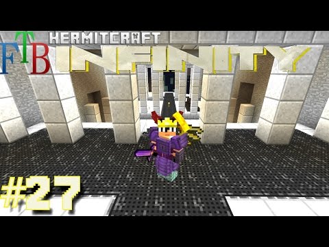 Minecraft Mods - FTB Infinity Ep. 27 - Green Mountain Base !!! ( HermitCraft Modded Minecraft )