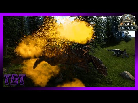 Taming Concavenator With Explosives!  ARK Fjordur Let's Play Ep. 104