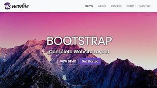 Responsive Bootstrap Website Start To Finish with Bootstrap 4, HTML5 &amp; CSS3