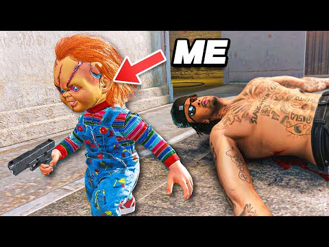I Became HOOD CHUCKY for 24 Hours on Warzone Rebirth Island