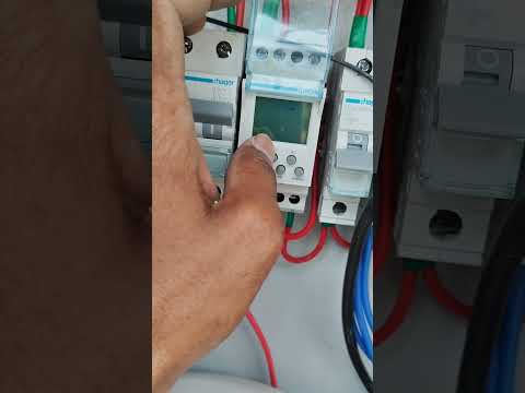 Hager Digital Timer  Pen Drive Setting EG103E