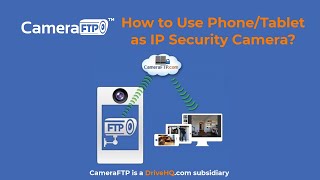 How to turn Android or iOS Smartphone/tablet into IP security camera? (Use phone as IP camera)