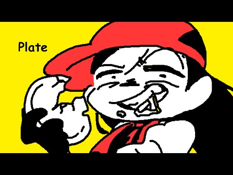 BUTCHER VANITY but Yixi eats plates