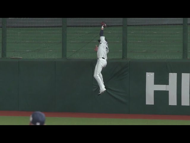 【1回表】開始早々のビッグプレー!! ライオンズ・木村のジャンピングキャッチ!! 2020/7/25 L-M