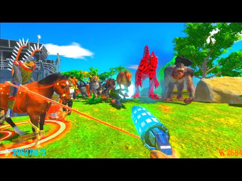 Pulse Blaster vs Every unit + GIENTS FPS INSANE! - Animal Revolt Battle Simulator