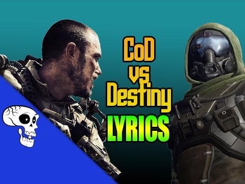 Destiny VS Call of Duty RAP BATTLE [Lyric Video] by JT Music feat. Brysi