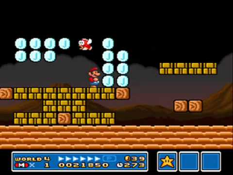 SMB3 for Super Mario All-Stars Custom Level #2 - World 4-5