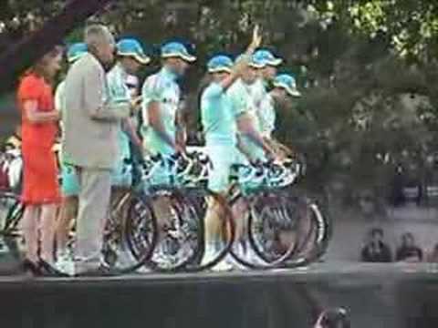 Team Astana at Tour de France 2007