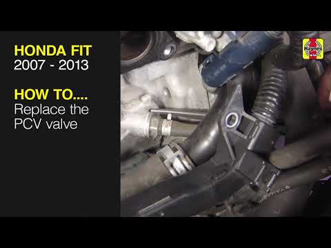 How to Replace the PCV valve on the Honda Fit 2007 to 2013