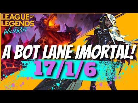 A MELHOR BOTLANE LATEGAME?! SE NÃO RESPEITAR JÁ SABE... | NASUS E SENNA | WILD RIFT