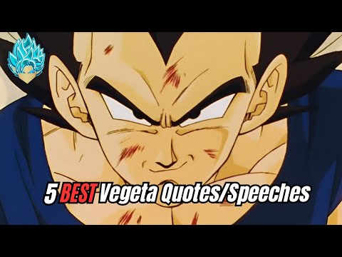 Top 5 Best Vegeta Quotes/Speeches | DBZ DBZKAI DBS